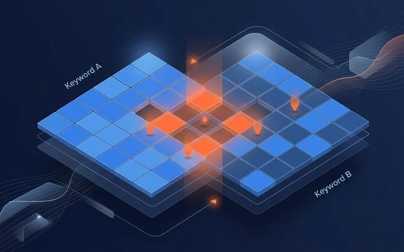 Content gap analysis report comparing competitor topic coverage and identifying missing content opportunities