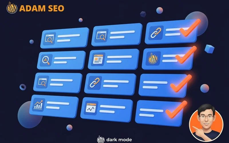 SEO package deliverables checklist showing complete list of services included in each pricing tier